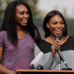 Venus & Serena Williams Tennis Court Dedication, Compton CA with Mayor Brown