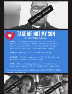 Take me not my son flyer